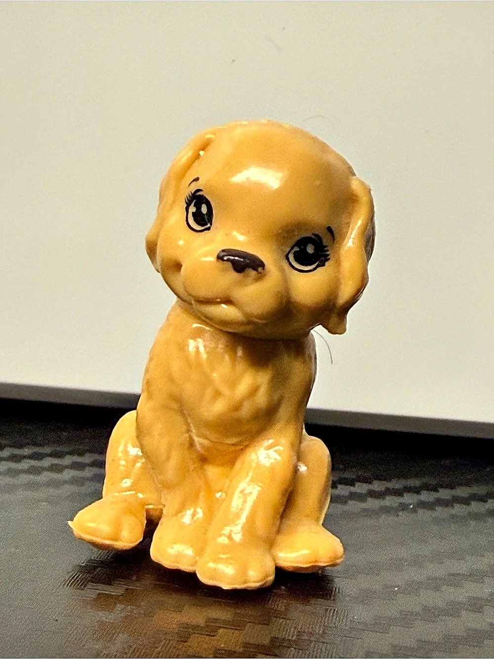 Yellow Dog Figurine Toy